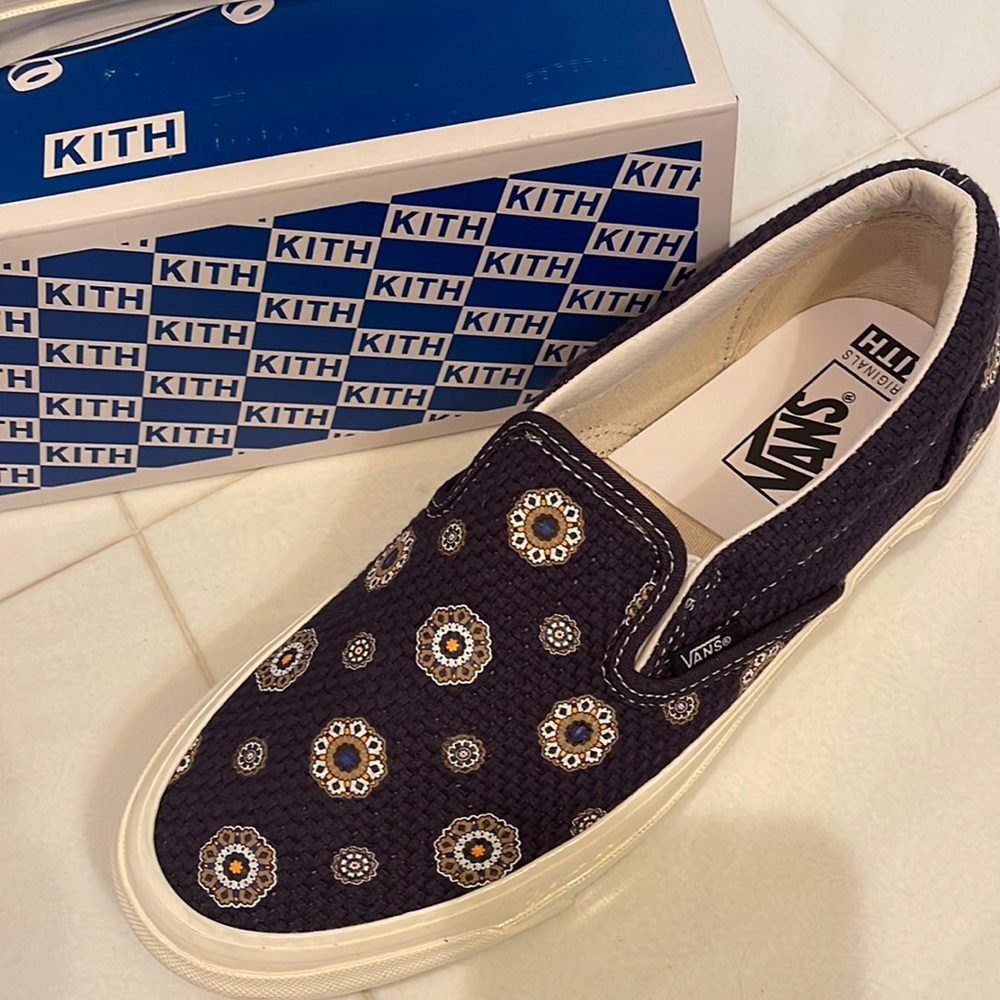 Vans x Kith   New slide on sneakers
